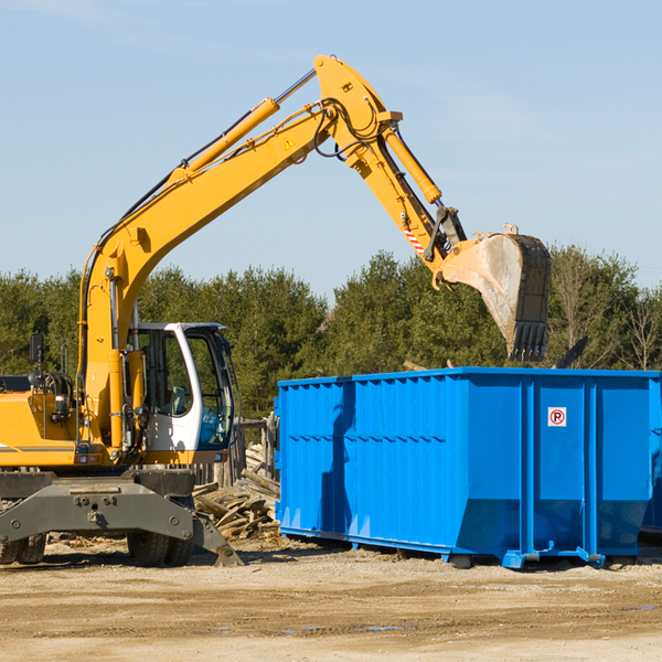 can i choose the location where the residential dumpster will be placed in Mc Leansville North Carolina